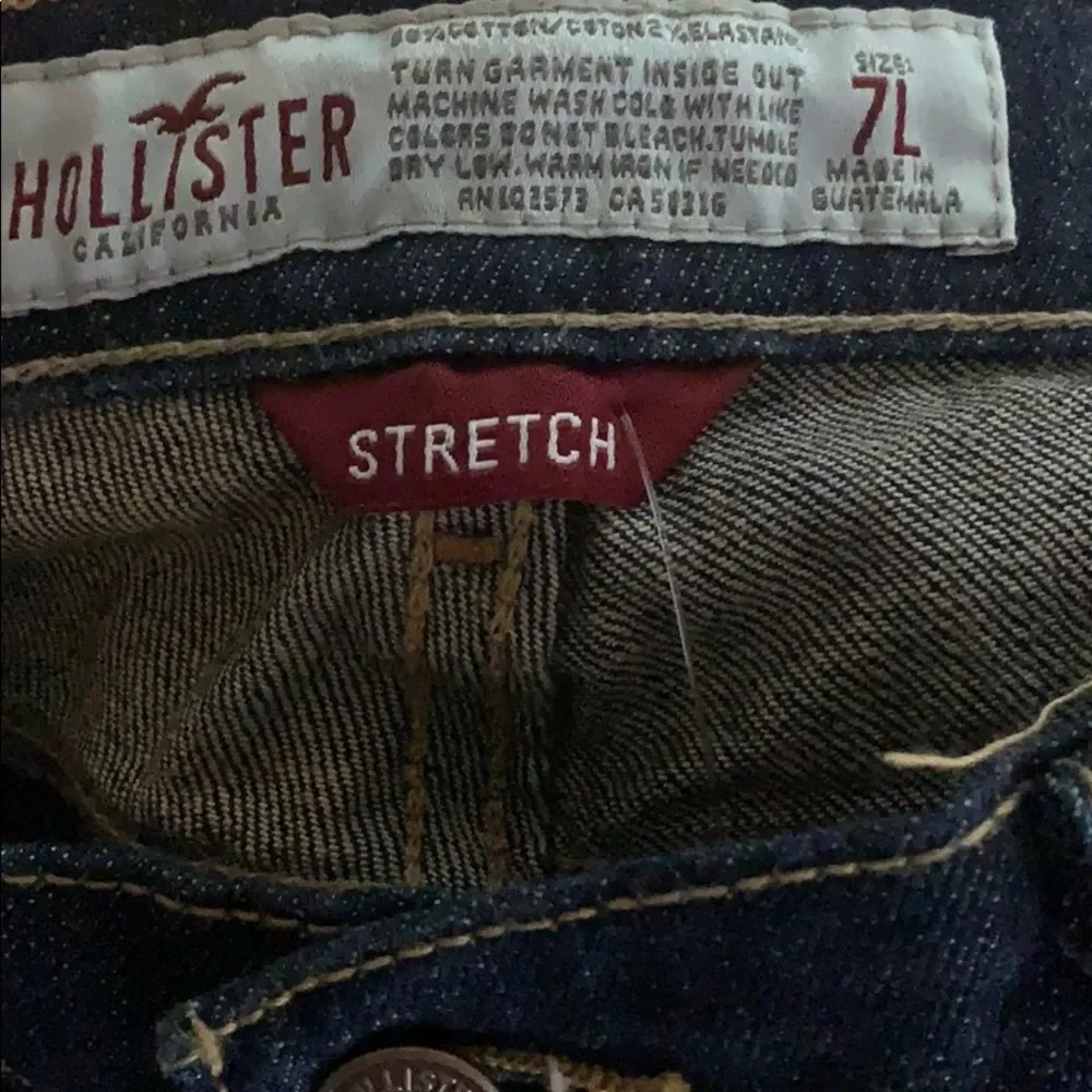Hollister Laguna Jeans Size 7 Long 34" Inseam - Picture 7 of 8